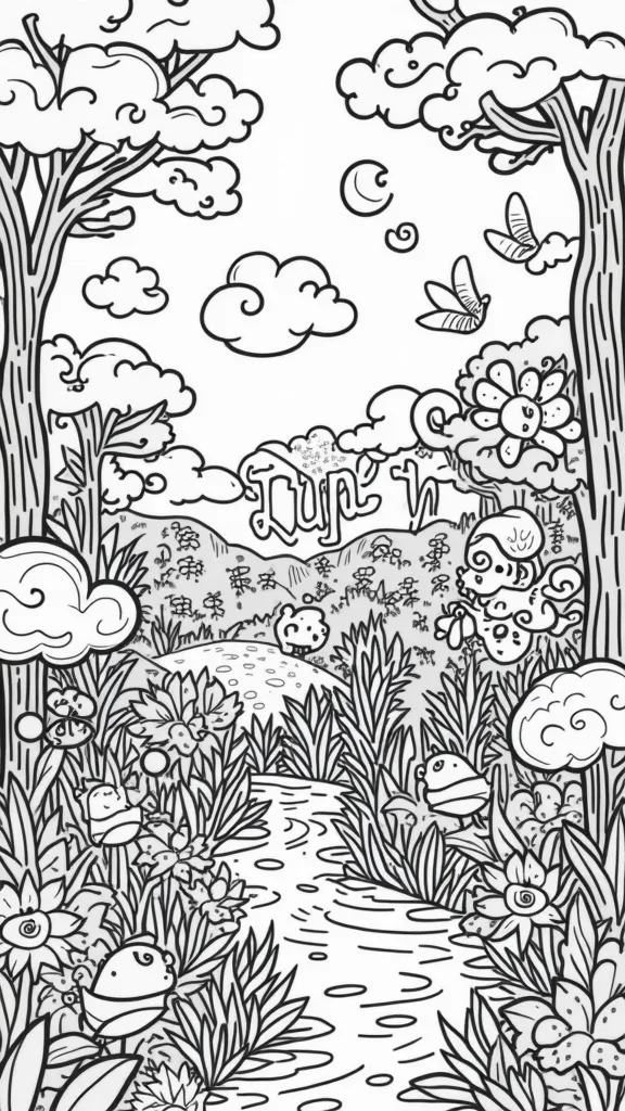 fun kids coloring pages